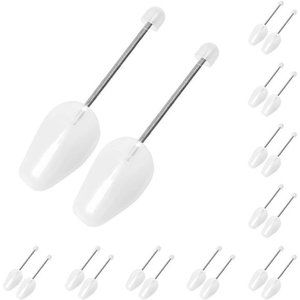 Shoe Trees for Men 10 Pairs Plastic Shoe Stretcher White Boot Holder